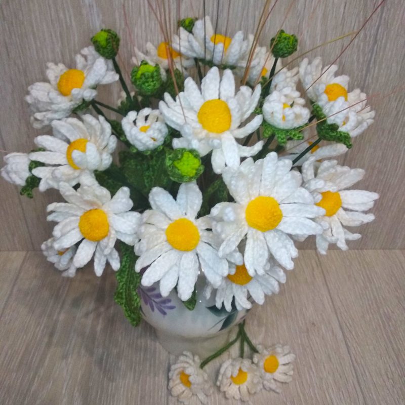 Мастер класс. Ромашки.